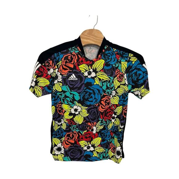 adidas Other - Adidas Aeroready Tiro Floral Print Training/Soccer Jersey Men's Sz Large ECU